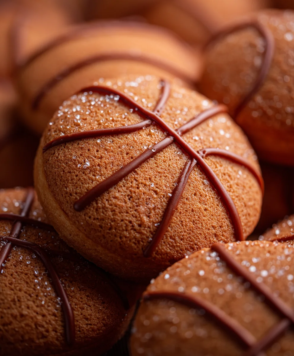 Easy Piping Basketball Cookies - Fun & Delicious Treat