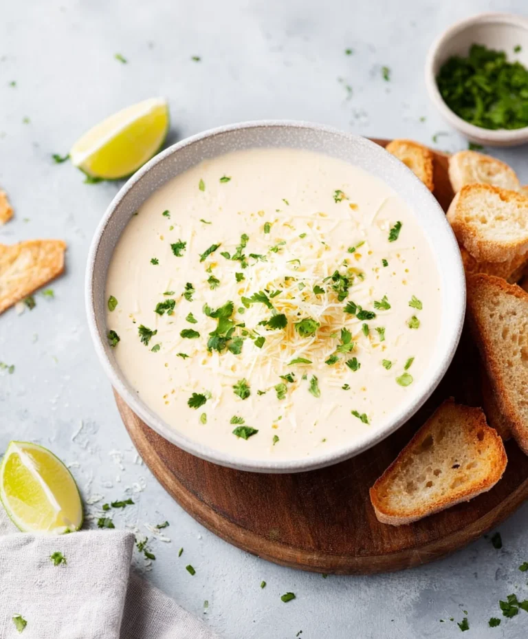 Easy Crockpot White Queso Dip Recipe – Creamy & Delicious