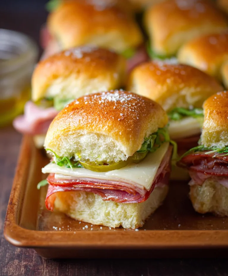 Beef Italian Sub Sliders – Deliciously Easy Appetizer