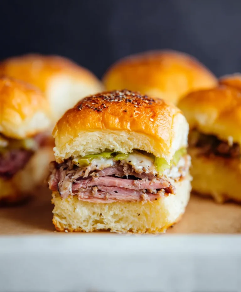 Savory Beef Cuban Sliders- Easy Weeknight Meal