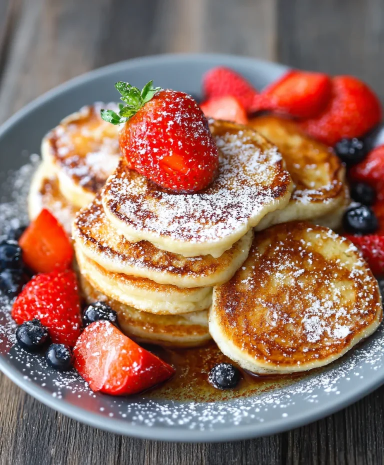 Easy Cottage Cheese Pancakes – Fluffy & Delicious
