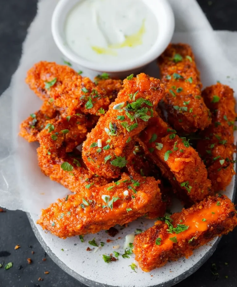 Crispy Baked Tofu Wings – Delicious Buffalo Style