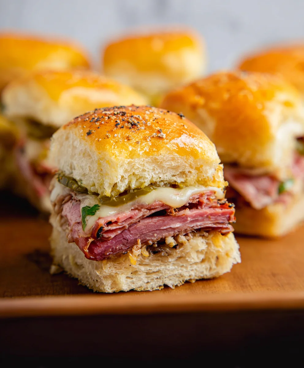 Savory Beef Cuban Sliders- Easy Weeknight Meal