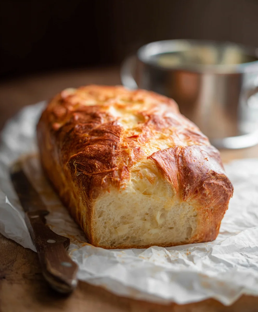 Easy Sourdough Cheese Bread Recipe - Cheesy & Delicious