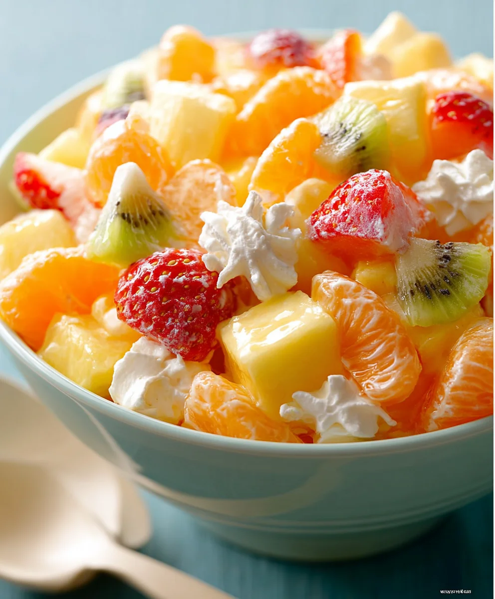 Tropical Hawaiian Fruit Salad-Easy & Refreshing Recipe