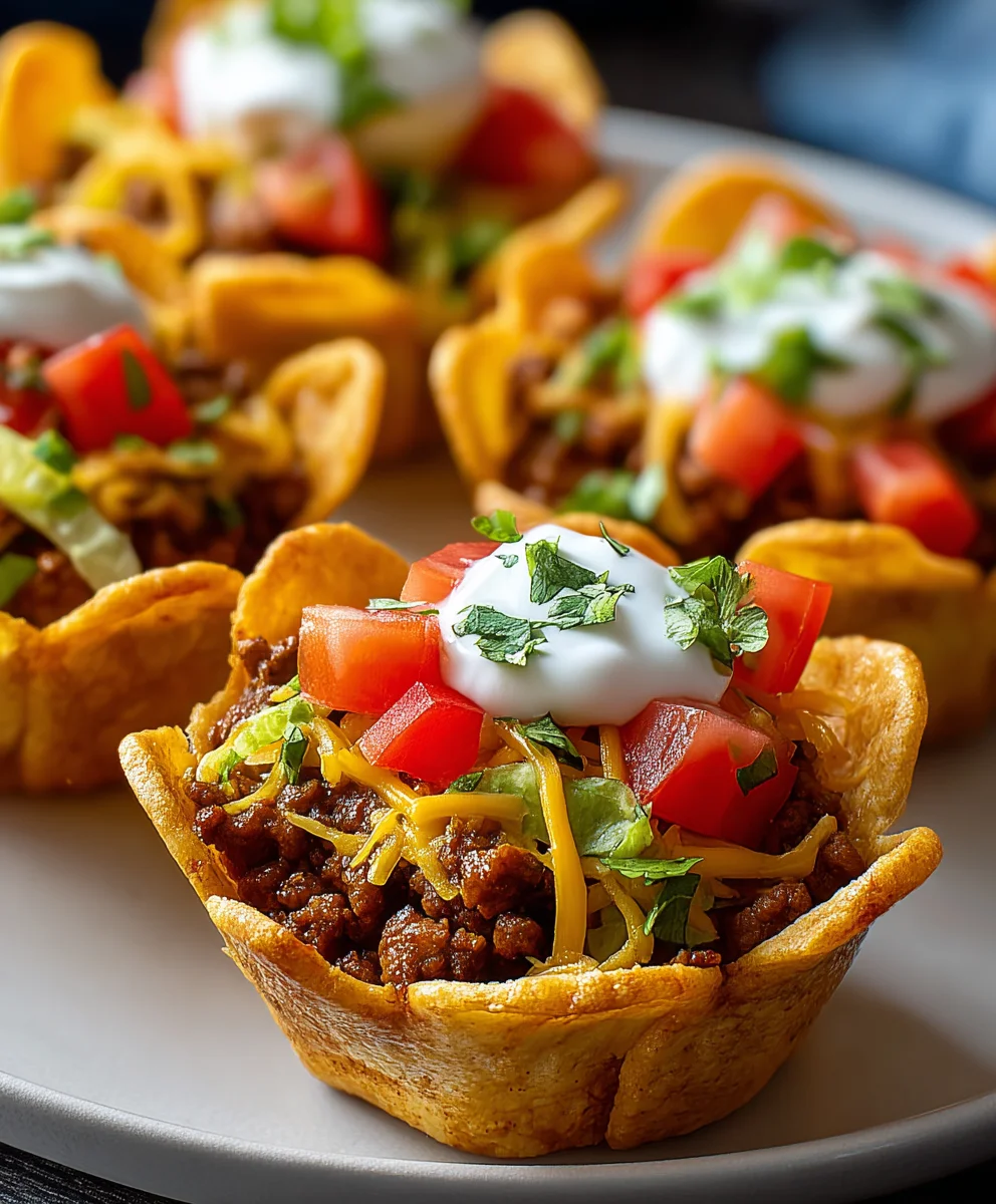 Easy Beef Taco Cups - Quick & Delicious Family Meal
