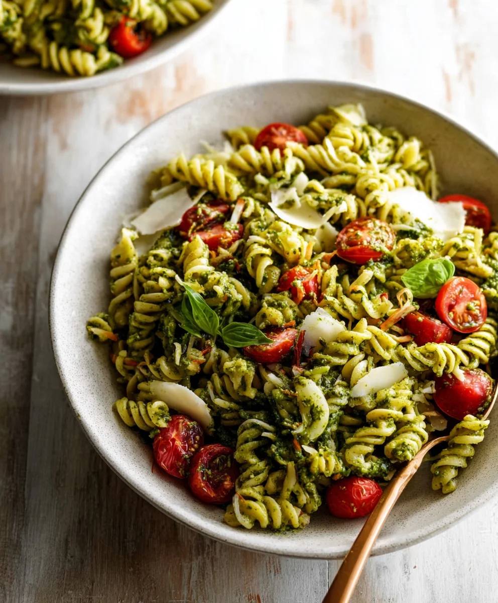 Easy Pesto Pasta Salad Recipe - Quick & Delicious