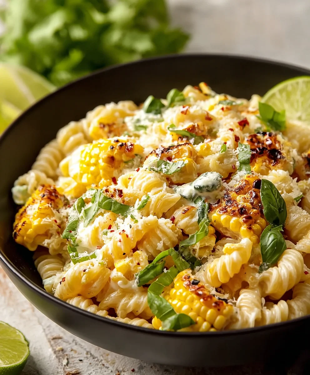 Creamy Street Corn Pasta Salad-Easy & Delicious Recipe