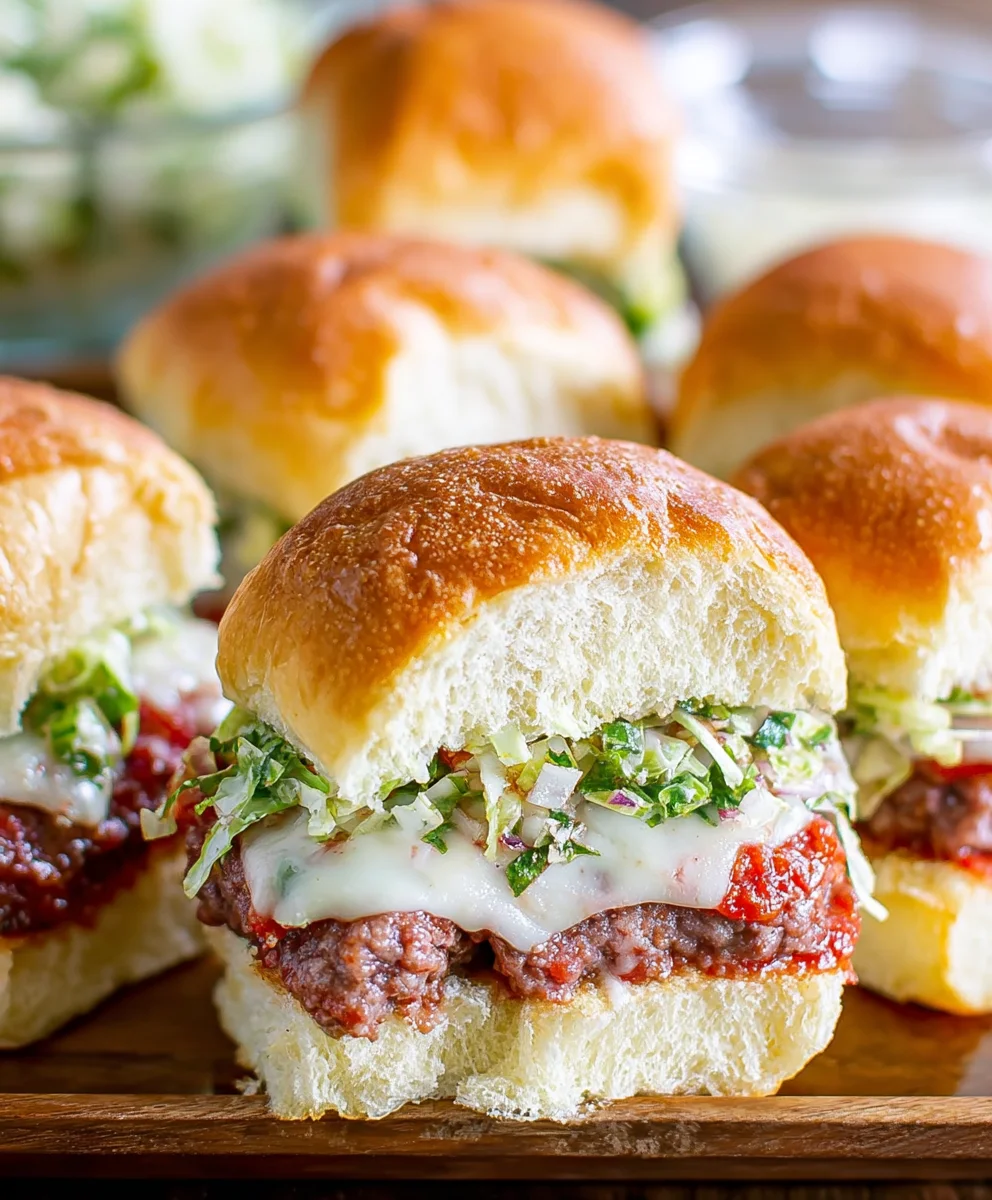 Easy Beef Italian Grinder Sliders-Quick Bites