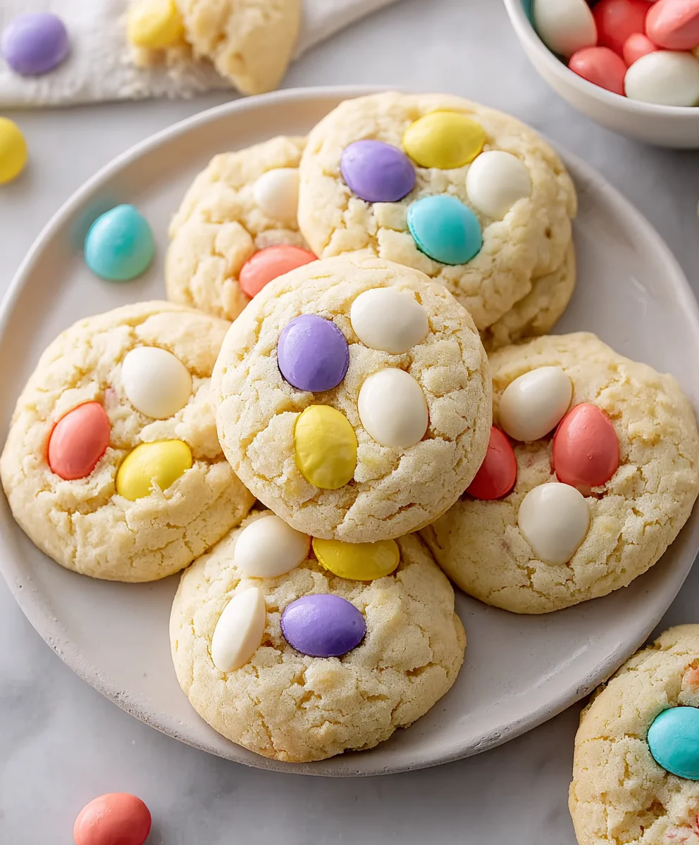 Easy Easter Cake Mix Cookies-Festive & Fun!