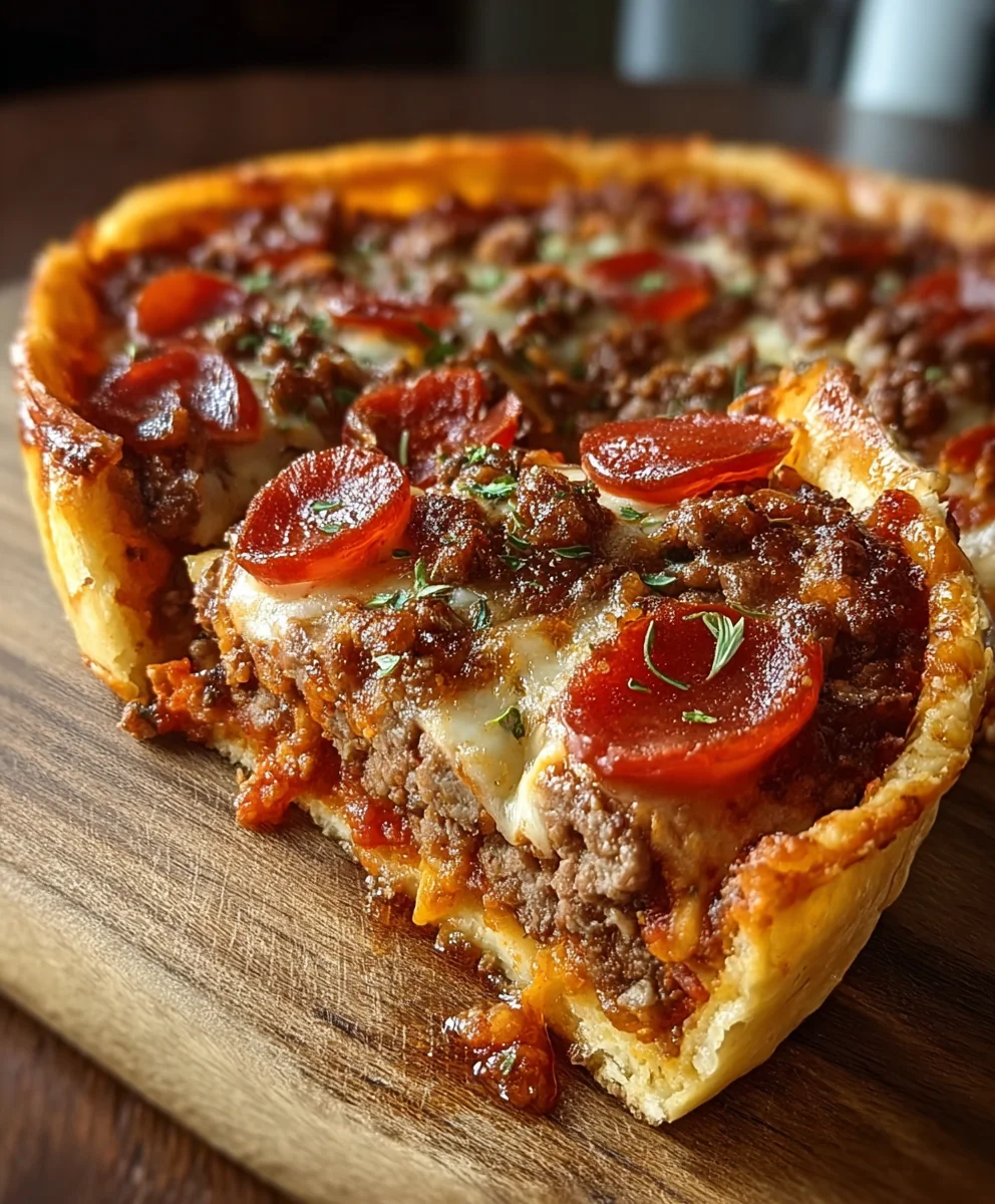 Pizza Burger Pie-The Ultimate Beef Recipe