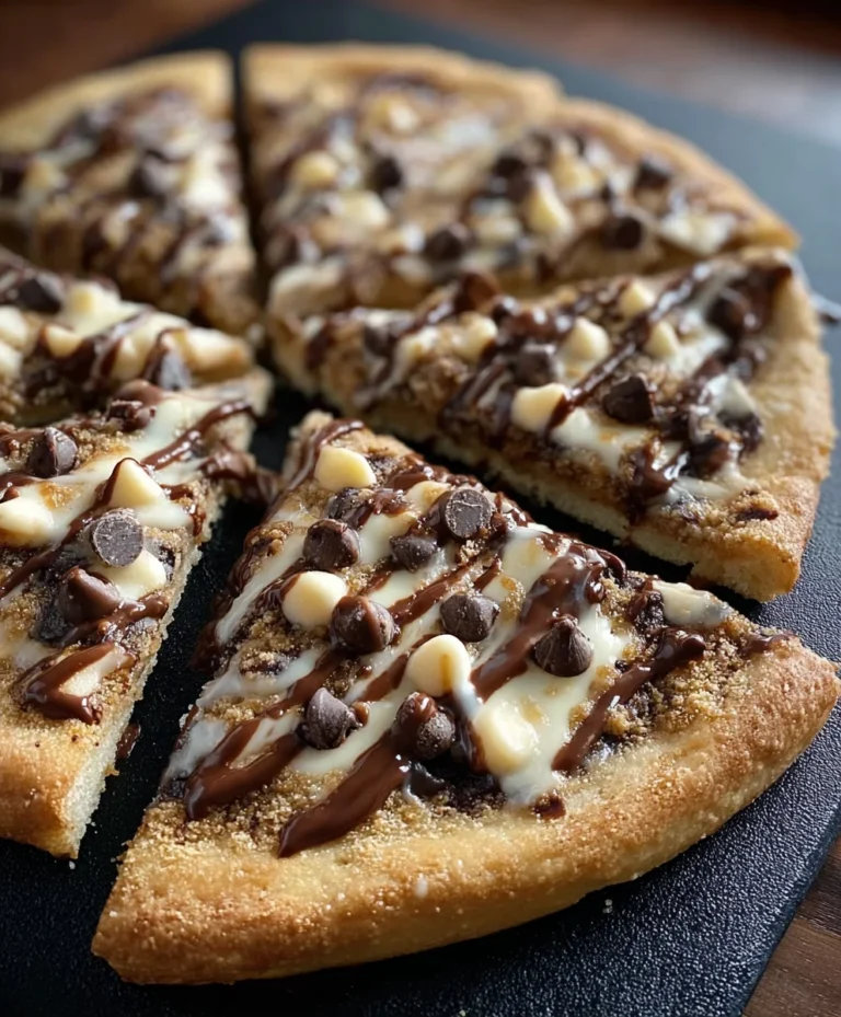 Easy Chocolate Chip Dessert Pizza Recipe-Family Favorite