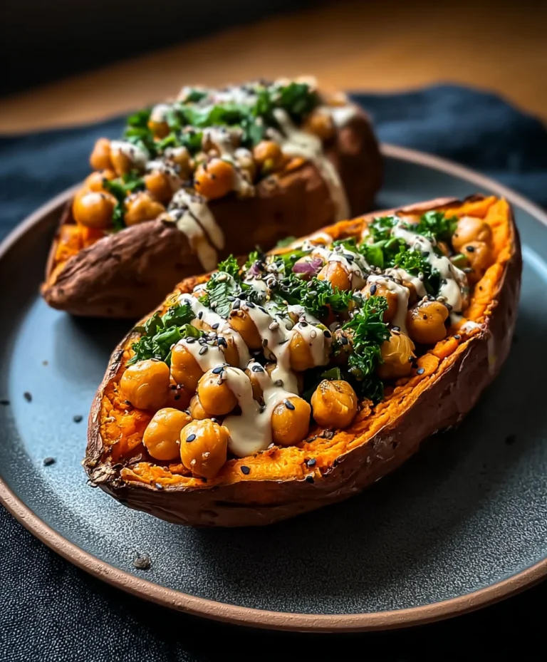 Sweet Potato Tahini Chickpeas – Easy Plant-Based Recipe