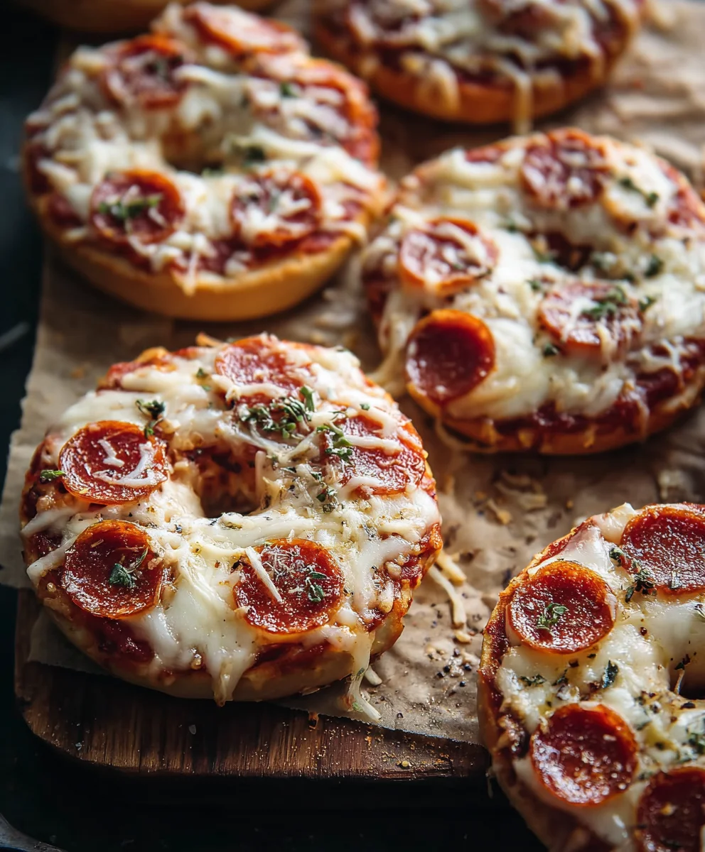 Easy Pizza Bagels - Homemade & Delicious