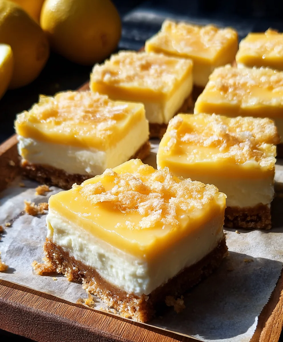 Tangy Citrus Dessert Squares- Easy & Refreshing Treat