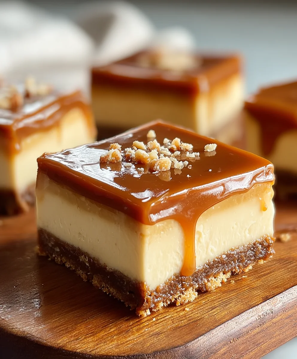 Decadent Dulce de Leche Cheesecake Bars-Sweet Treat