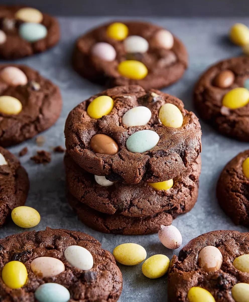 Mini Egg Brownie Cookies - Decadent Chocolate Treat