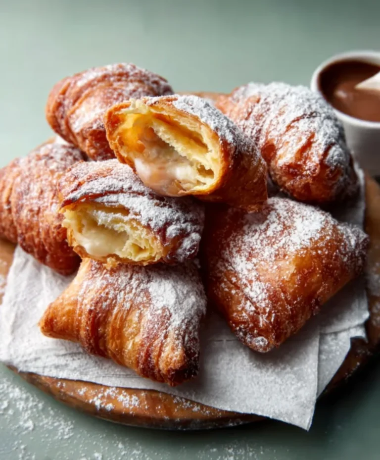 Fried Croissant Beignets – Easy Sweet Pastry Recipe