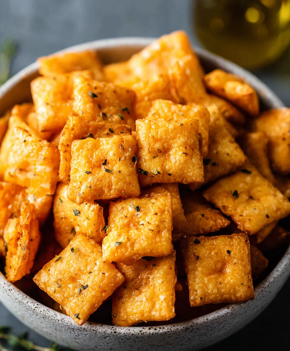 Homemade Cheez-Its - Easy & Delicious Crackers