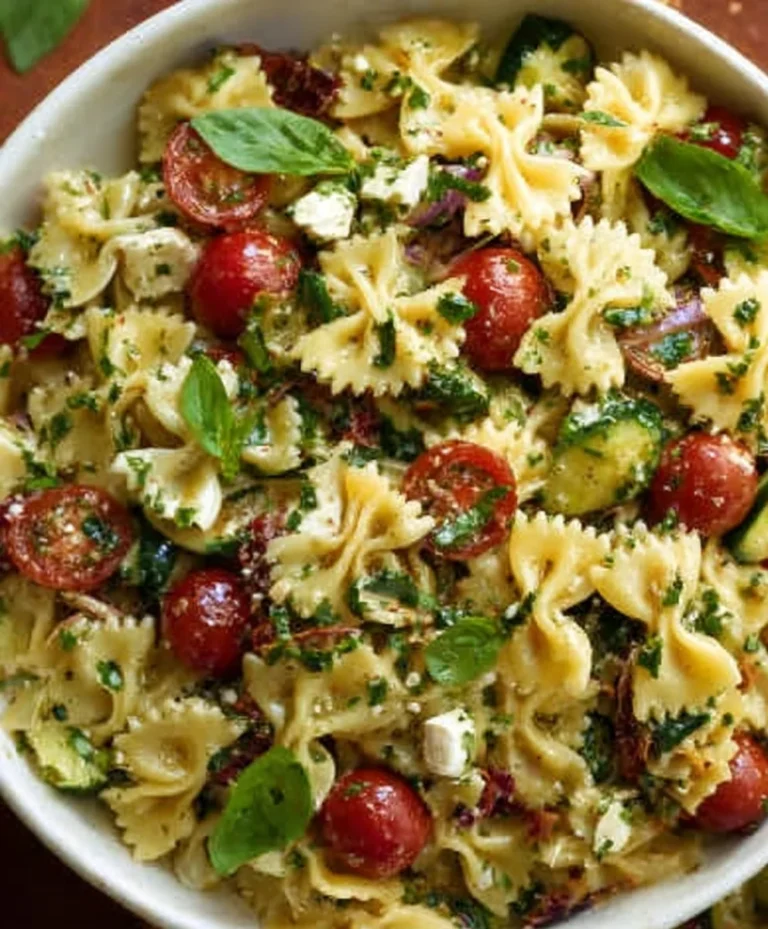 Easy Bow Tie Pasta Salad – Refreshing & Delicious