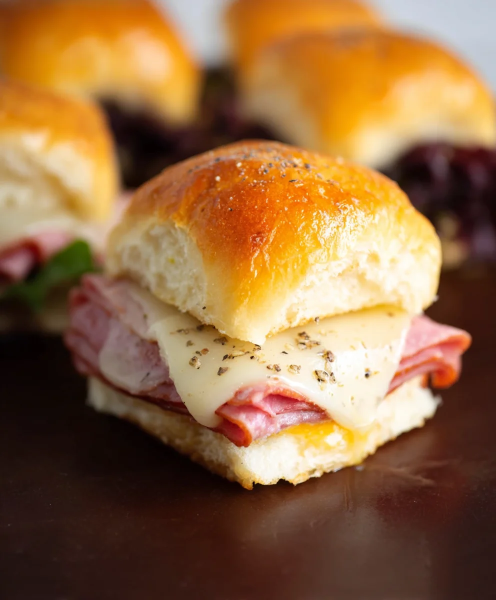 Beef Beef Ham Cheese Sliders - Ultimate Party Appetizer