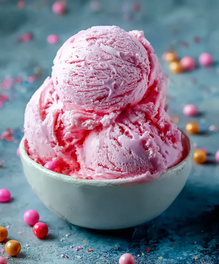 Bubblegum Ice Cream- Fun & Easy Homemade Treat