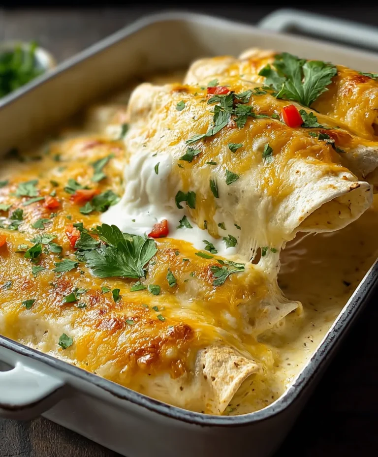 Easy White Chicken Enchiladas Recipe-Quick & Delicious Dinner