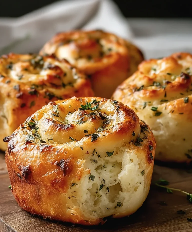 Sourdough Herb Cheese Rolls- Easy & Flavorful Recipe