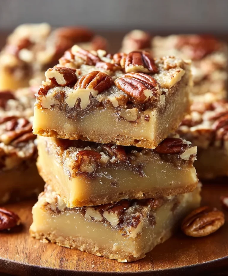 Carolina Pecan Bars-Irresistible Sweet Treat