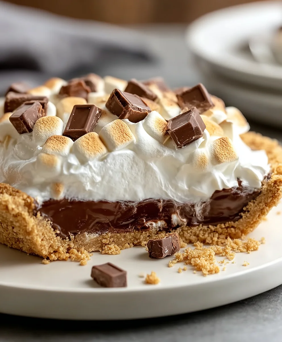 Decadent S'mores Pie-Easy Dessert Recipe