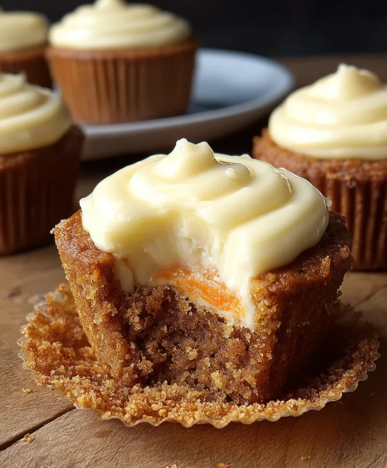 Carrot Cheesecake Cupcakes – Delicious Dessert Delight