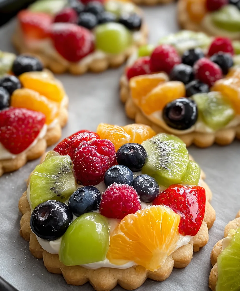 Fruity Pizza Cookies- A Delicious No-Bake Dessert