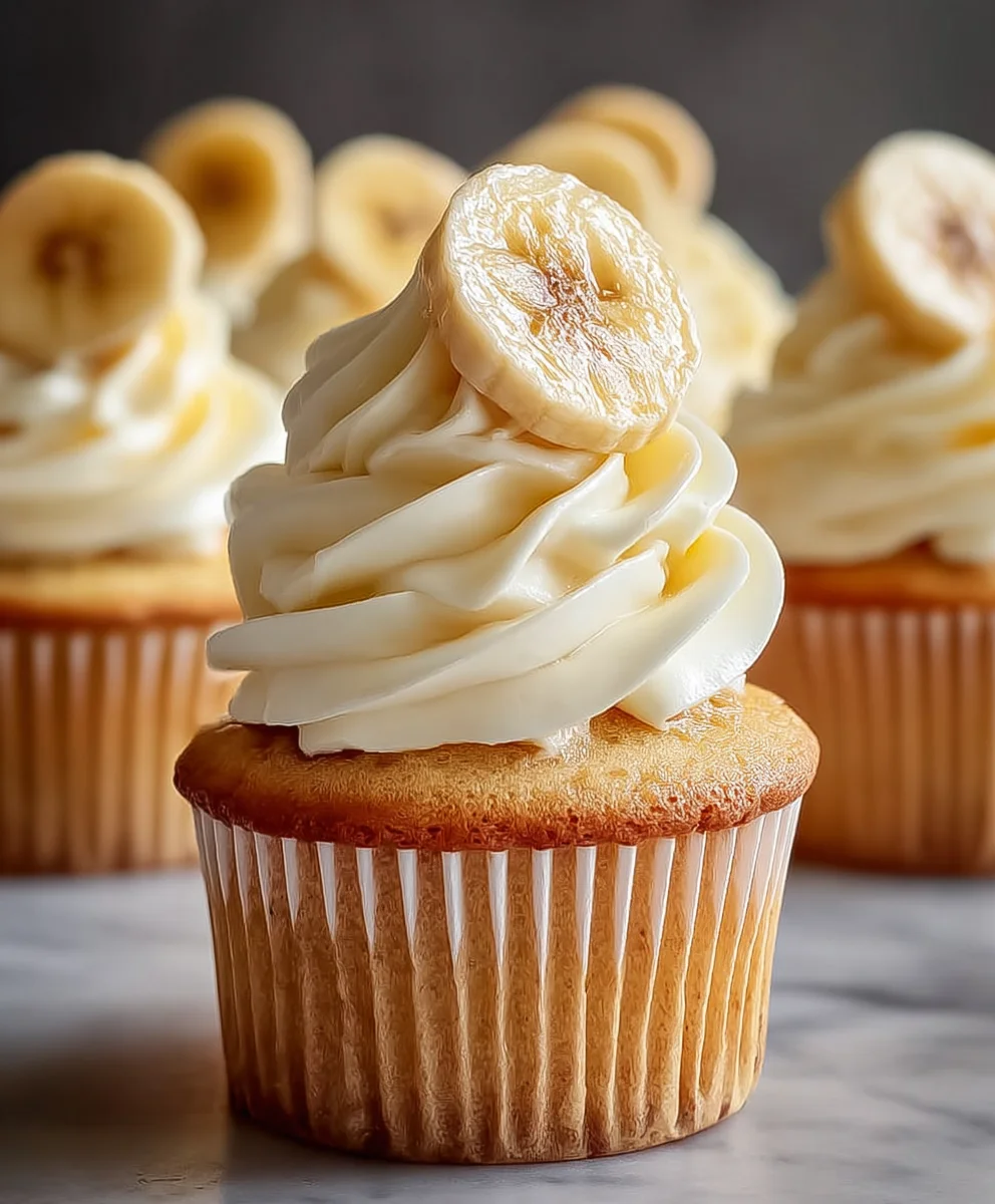 Banana Pudding Cupcakes - Delicious Creamy Dessert