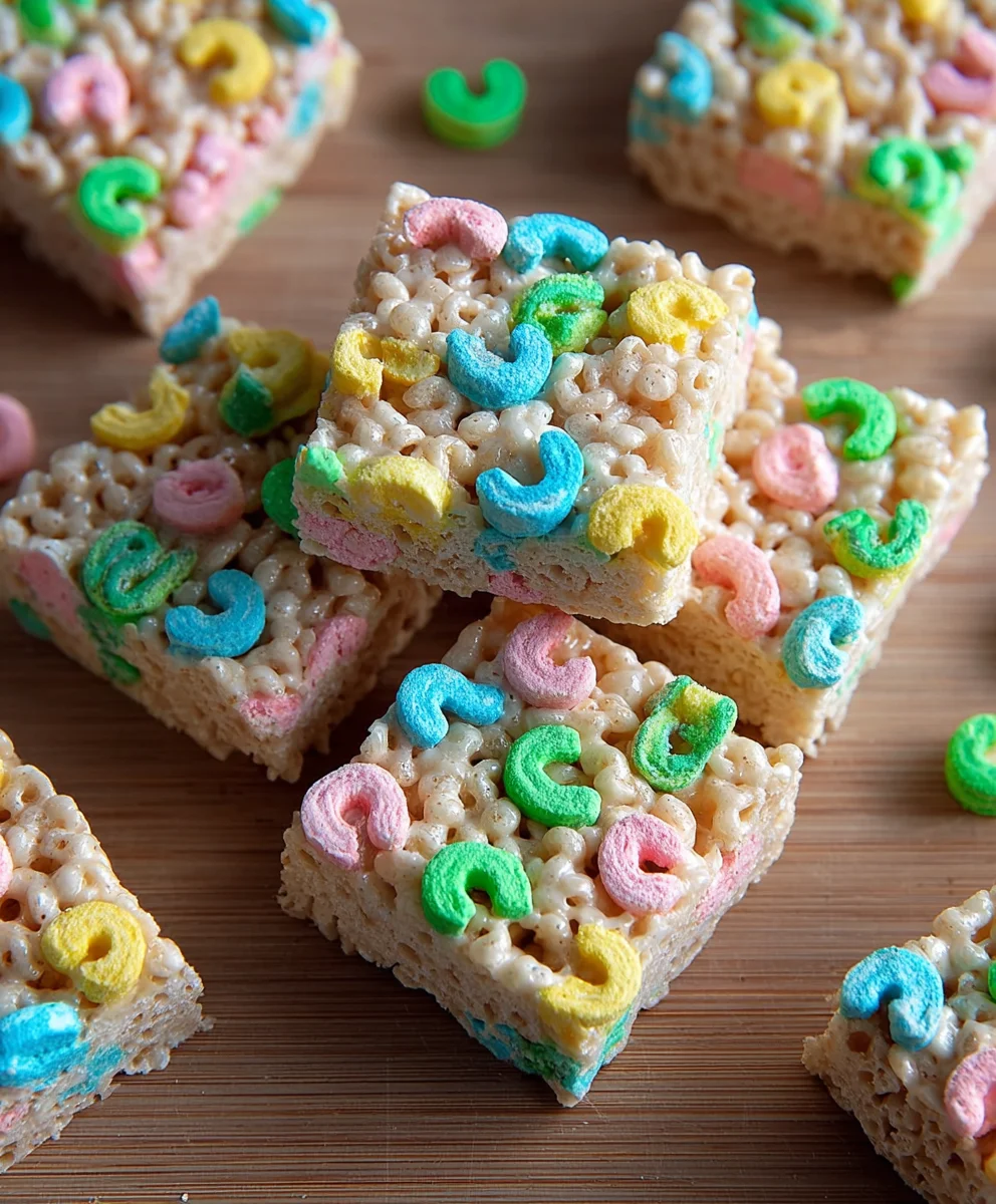 Lucky Charms Rice Krispie Treats-Easy Fun Recipe