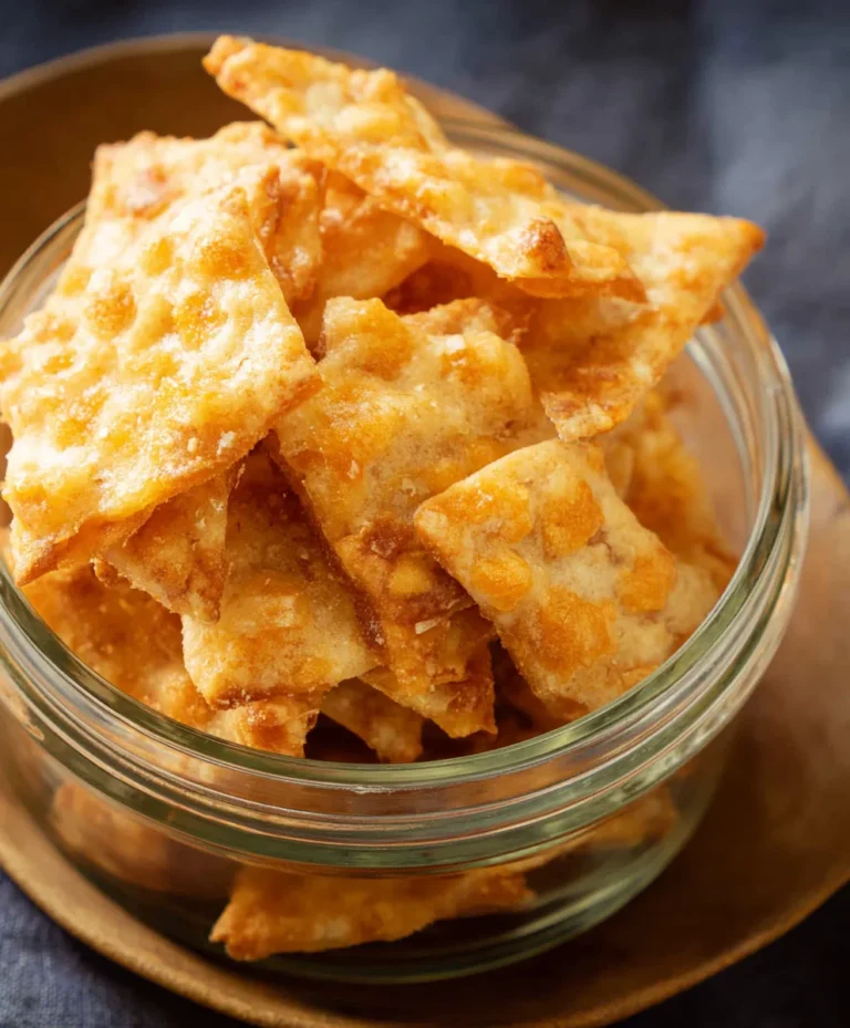 Cheesy Sourdough Cheddar Crackers – Easy Homemade Recipe