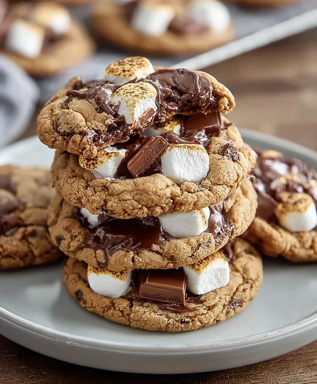 Hershey's Chocolate S'mores Cookies