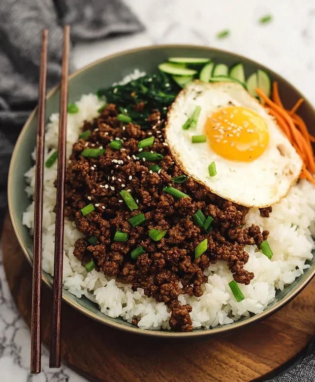 Korean Ground Beef Bowl (25-Minutes)