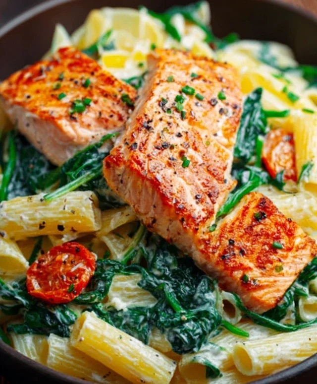 Salmon Spinach Pasta Dish: A Delicious and Nutritious Recipe to Try Today