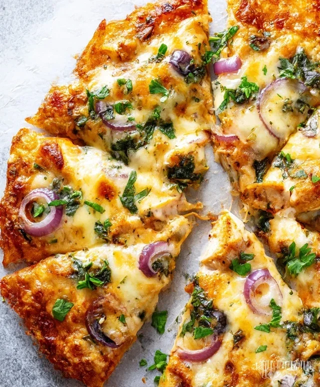 Chicken Crust Pizza (Easy Low Carb Recipe)