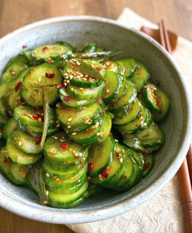 Spicy Asian Cucumber Salad