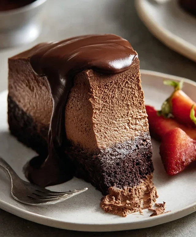 Vegan Chocolate Mousse Cake