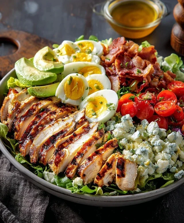 Pnon-non-non-alcoholic alternativeic non-alcoholic aleo Grilled Chicken Cobb Salad