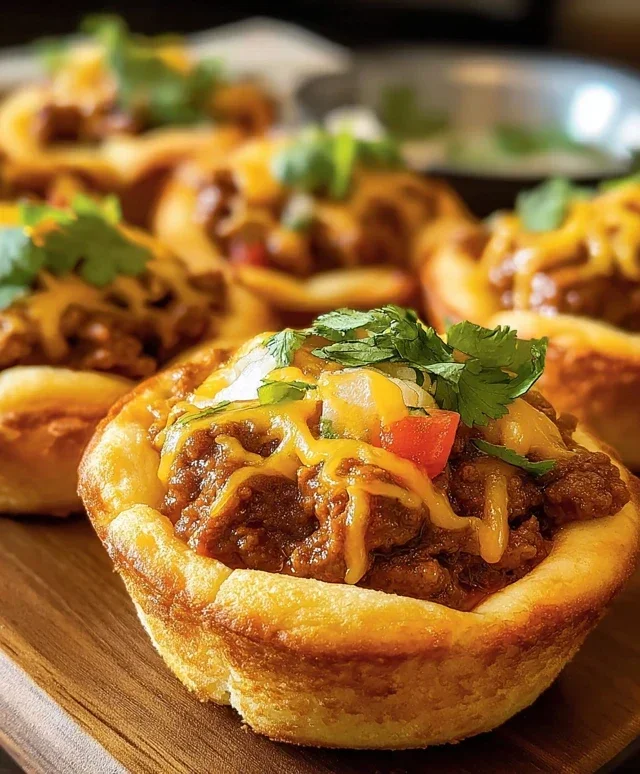Taco Biscuit Cups