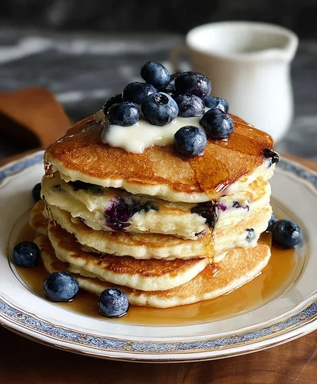 Easy Blueberry Pancake