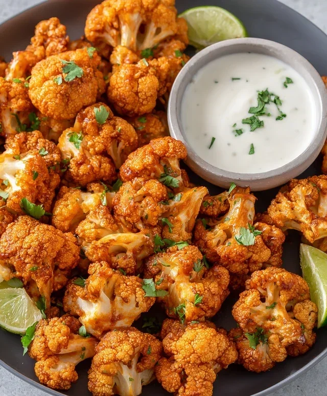Air Fryer Buffalo Cauliflower Recipe