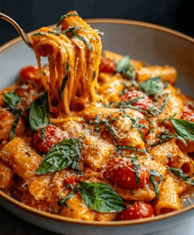 Creamy Tomato Garlic Pasta