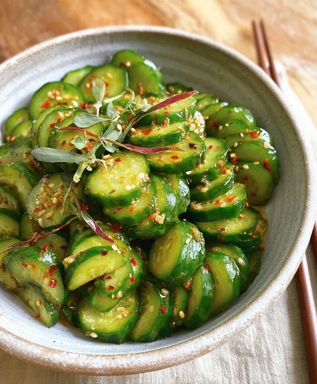Spicy Asian Cucumber Salad