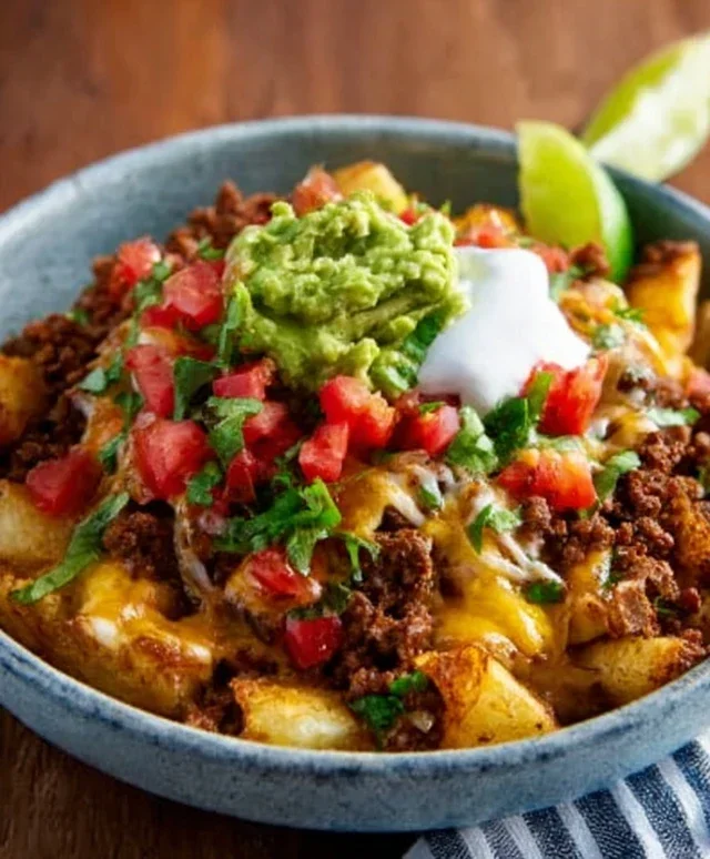 Loaded Potato Taco Bowl