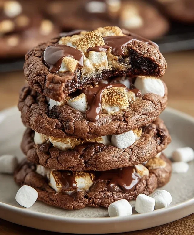 Hershey's Chocolate S'mores Cookies
