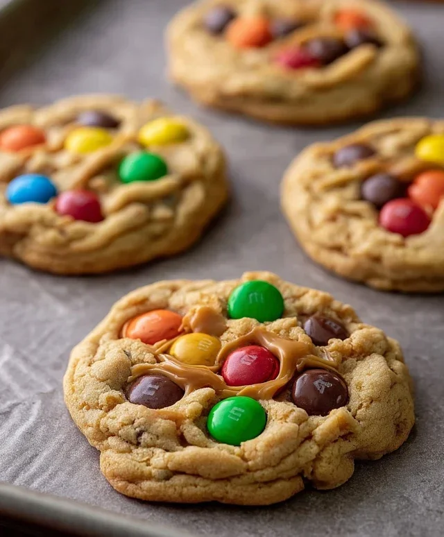 Peanut Butter M&M Cookies
